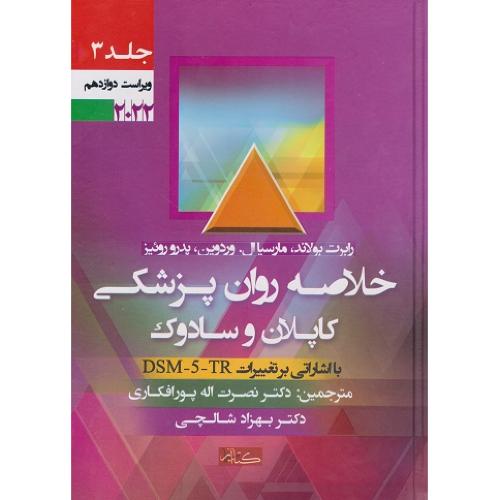 خلاصه روان پزشکی کاپلان و سادوک جلد 3-نصرت اله پورافکاری-بهزادشالچی/گیتاتک