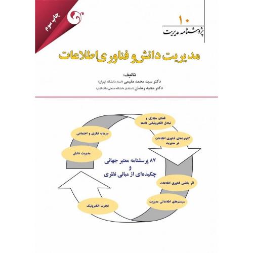 پژوهشنامه مدیریت جلد 10 مدیریت دانش و فناوری اطلاعات-مقیمی-رمضان/مهربان